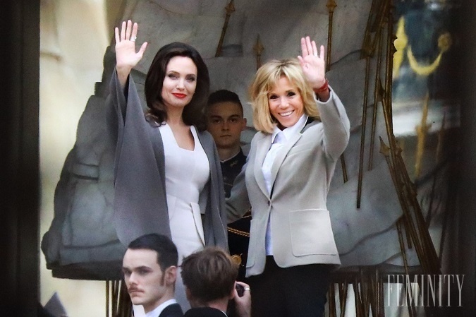 V Paríži sa stretla aj s francúzskou prvou dámou, Brigitte Macron, s ktorou diskutovala o svojej charitatívnej pomoci Jordánsku