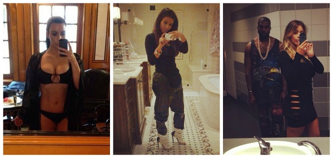 Kim Kardashian je posadnutá kúpeľňovými selfies.