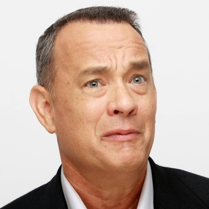 Tom Hanks a jeho nechápavý výraz