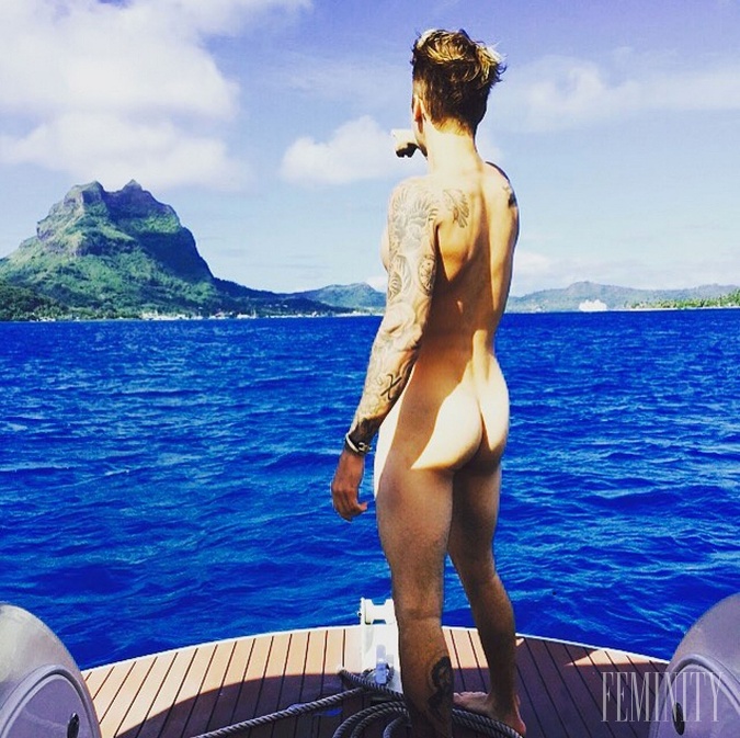 Justin pridal túto foto na svoj Instagram, ale krátko potom to asi oľutoval a stiahol ju...