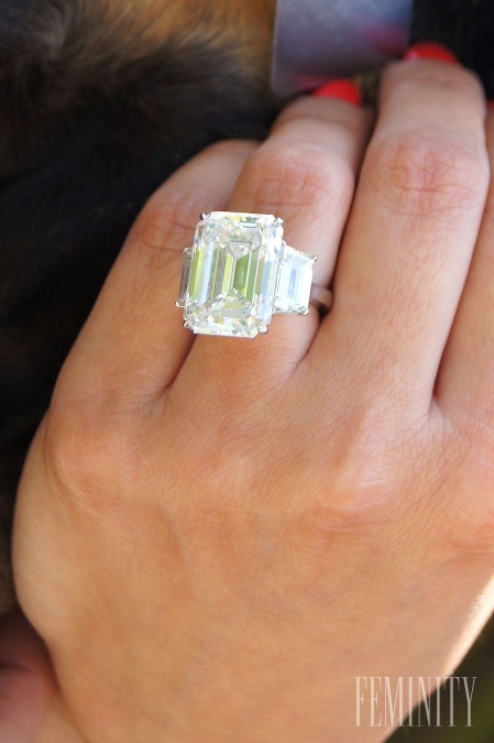 Prsteň, ktorý dostala Kim od svojho už ex manžela bol skutočne neprehliadnuteľný