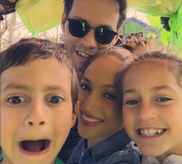 Marc Anthony, Jennifer Lopez a ich dve deti