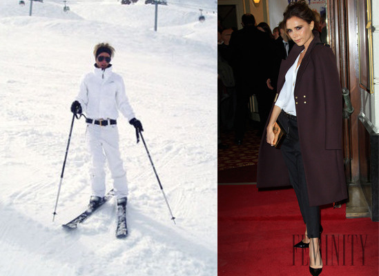 Victoria Beckham patrí k vášnivým lyžiarom a rada zavíta do Francúzska