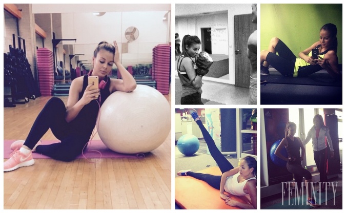 Monika Bagárová na sociálnej sieti zverejnila niekoľko záberov z jej tréningov