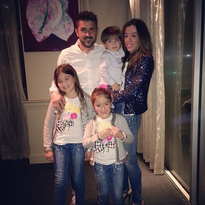 David Villa má so svojou Patriciou dve staršie dcéry, Lucu  a Zaidu a najmladšieho syna, Olaya