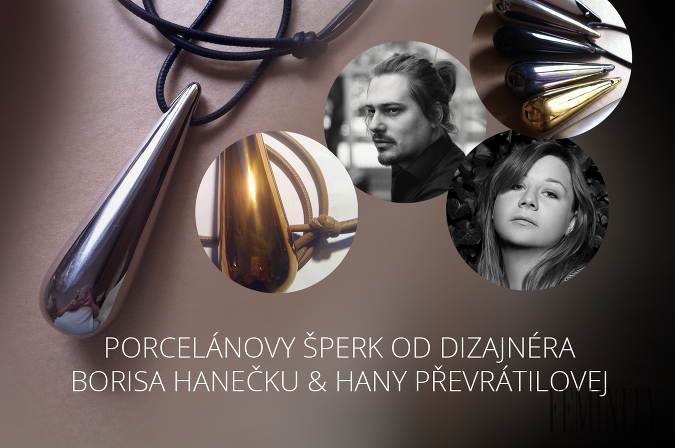 Ilustračné foto: Porcelánový šperk od dizajnéra Borisa Hanečku & Hany Převrátilovej