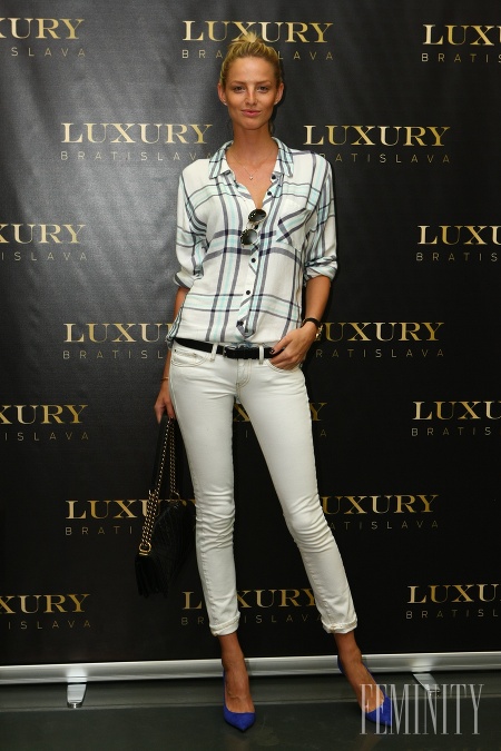 Topmodelka z Elite Model Management Michaela Kocianová bola krásna aj s minimom mejkapu a v sviežom outfite