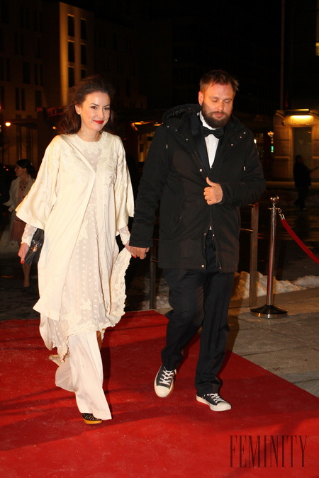 Vždy originálne oblečená dvojica Tamara Heribanová a Branislav Šimončík