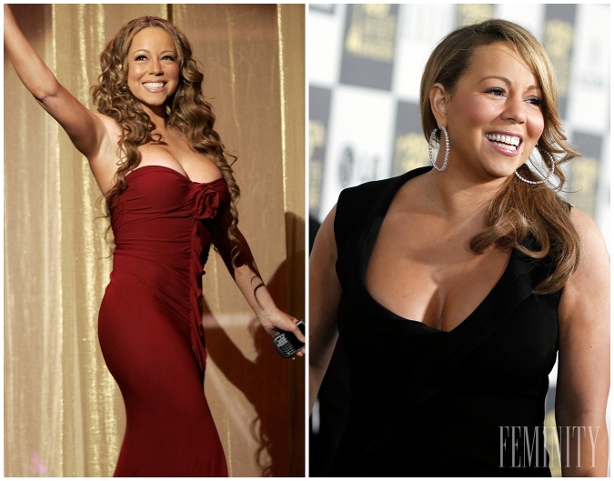 Mariah Carey je známa svojimi váhovými premenami, s ktorými neustále bojuje
