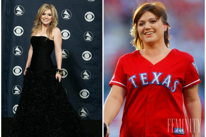 Kelly Clarkson v minulosti vyzerala skvelo a odvtedy pribrala niekoľko kilogramov