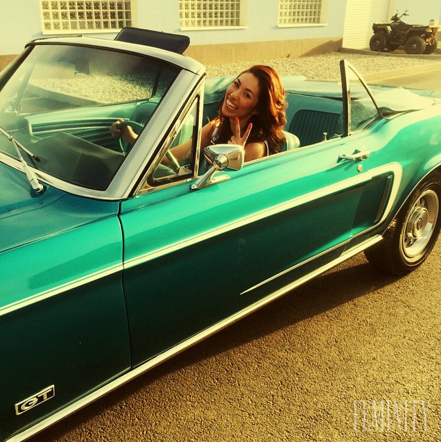 Daniela Christová v luxusnom Mustangu, ktorý by jej naozaj pristal