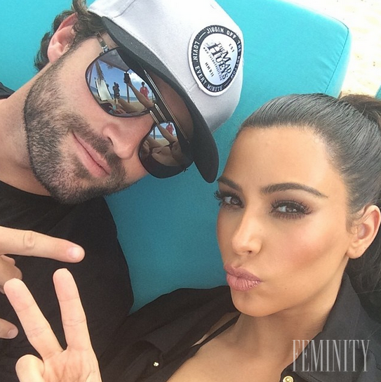 Kim Kardashian a jej nevlastný brat Brody Jenner sú sympatická súrodenecká dvojka