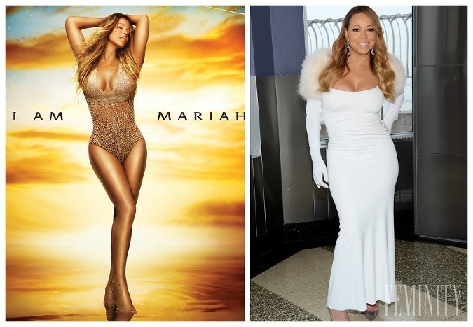 Mariah Carey je kráľovnou, čo sa týka retuší 
