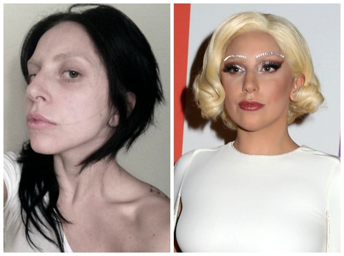 Lady Gaga vyzerá bez mejkapu odstrašujúco