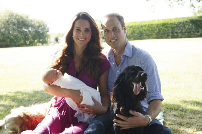 Kate a William, krst