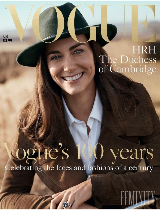 Na titulke magazínu Vogue žiari Kate Middleton spokojnosťou a vyrovnanosťou