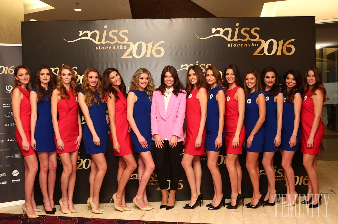 Finálová zostava súťaže Miss Slovensko 2016