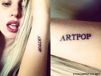 Lady Gaga, tetovanie, album