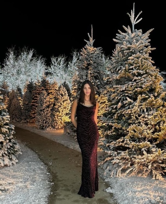 Modelka Vittoria Ceretti bola na vianočnej párty Kardashianiek aj so svojím priateľom, Leonardom DiCapriom. 
