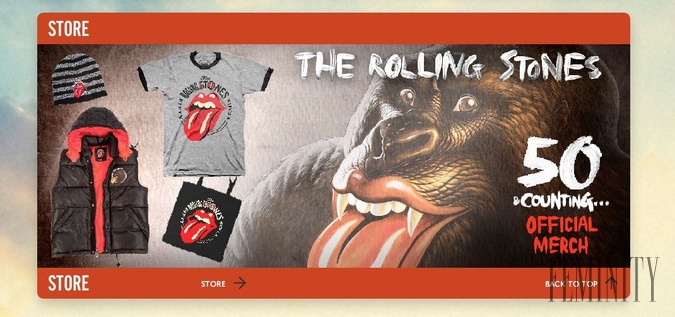 Rolling Stones predávajú na svojej stránke aj oblečenie s logom 