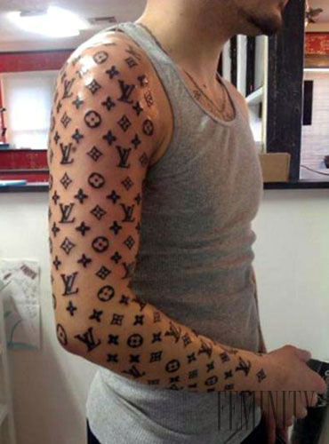 Louis Vuitton akože tetovanie