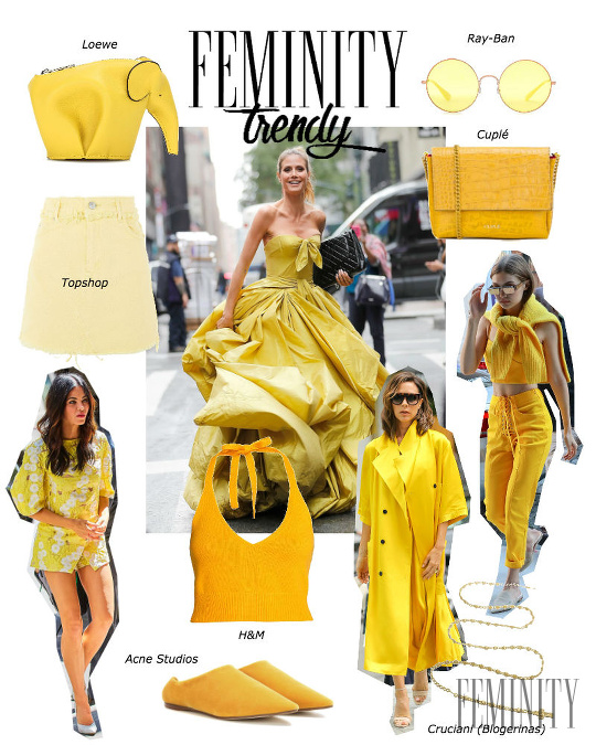 Inšpirujte sa výberom rôznych kúskov v žltej farbe a stylingami z ulice