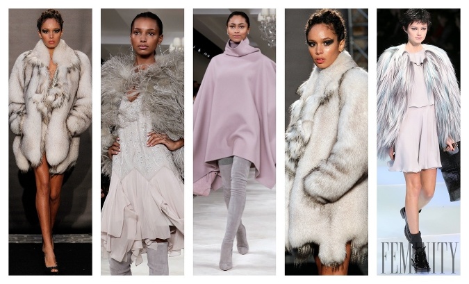 Inšpirácia zimných outfitov v neutrálnych odtieňoch sivej priamo z prehliadkového móla
