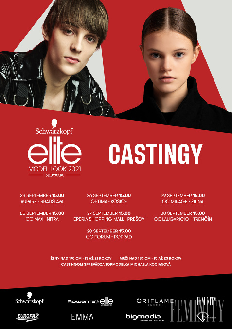 Castingy Elite Bratislava na nové tváre štartujú v septembri