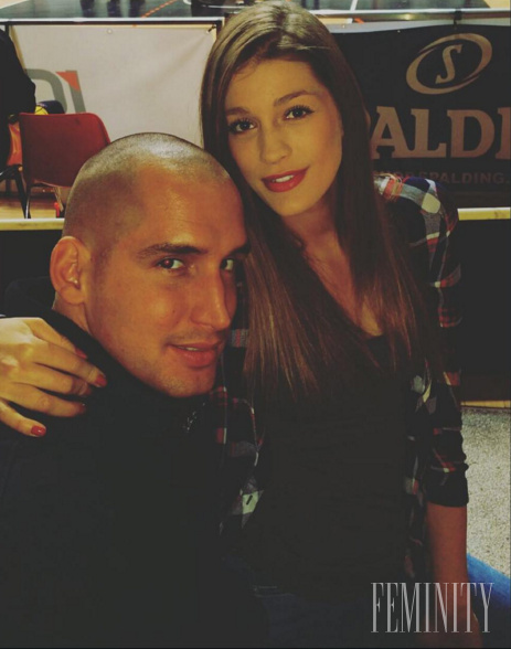 Jasmína Alagičová s priateľom Martinom, ktorým sa pochválila na sociálnej sieti Instagram