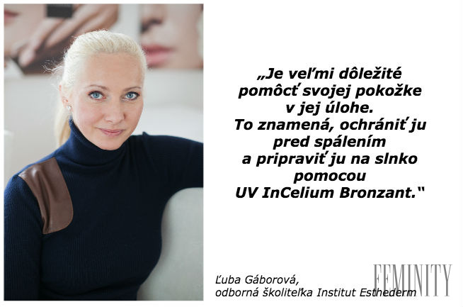 Ľuba Gáborová, odborná školiteľka Intitut Esthederm 