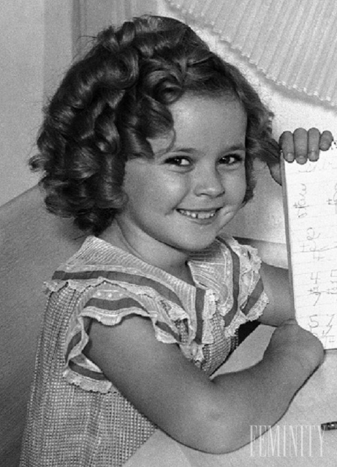 Shirley Temple bola už ako dieťa skutočnou filmovou hviezdou a naozaj rozkošným dievčatkom