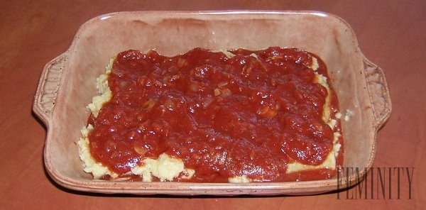 Polenta s paradajkovou omáčkou