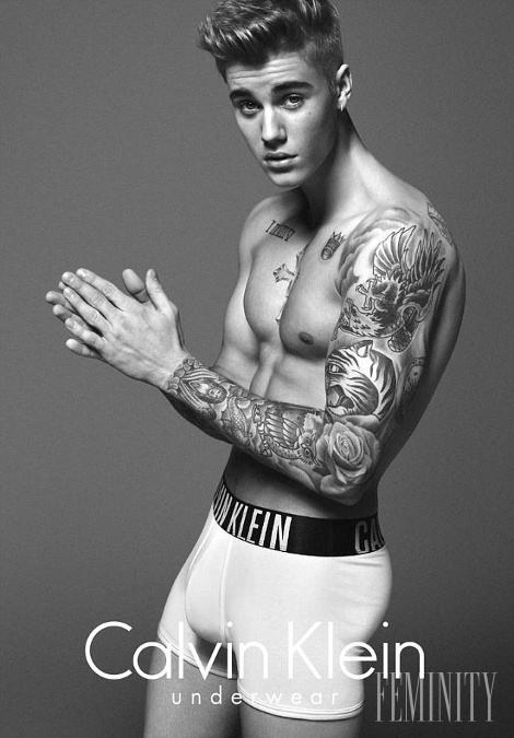 Justin vyzerá v kampani na spodnú bielizeň maximálne mužne