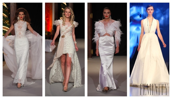 Nevinná biela v podaní exkluzívnych šiat od slovenských módnych návrhárov