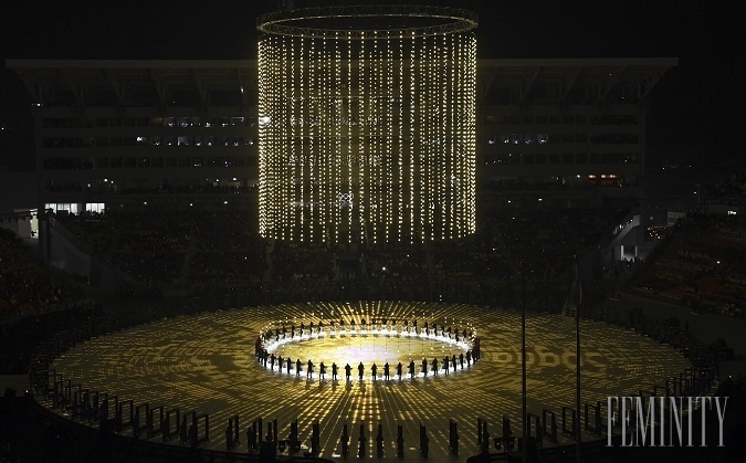 Aj takýto úžasný moment bol súčasťou otváracieho ceremoniálu v Pyeongchangu