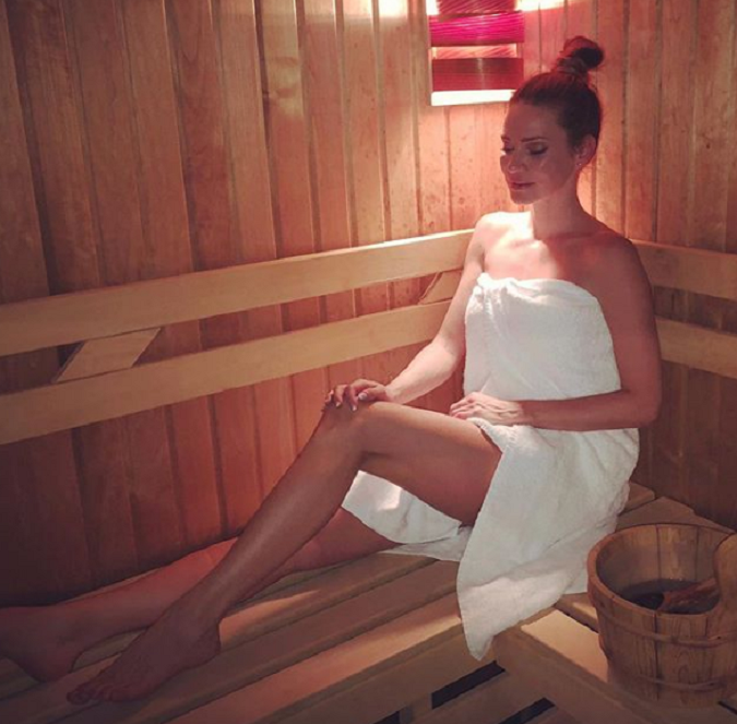 Pracovné vyťaženie kompenzuje Andrea Verešová oddychom v saune