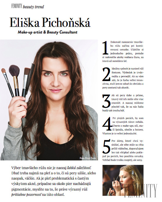 Eliška Pichoňská, Make-up artist & Beauty Consultant