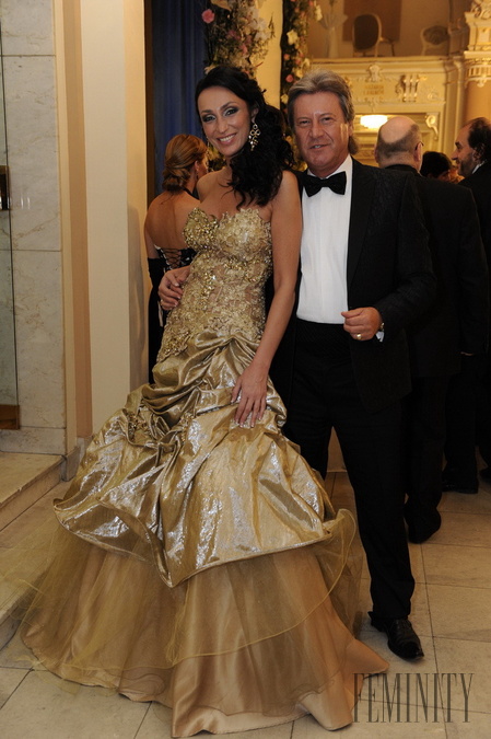 Sisa s manželom Jurajom počas Plesu v opere z roku 2011