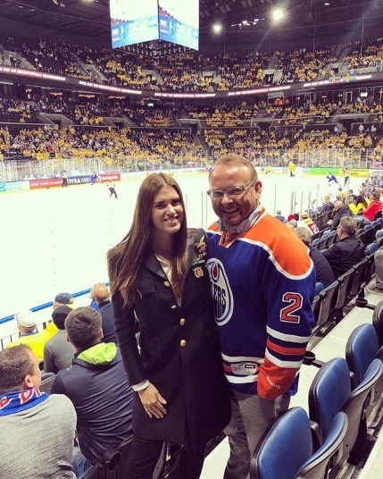 Misska  a moderátorka Jana Mutňanská si nenechala ujsť hokejový zápas naživo
