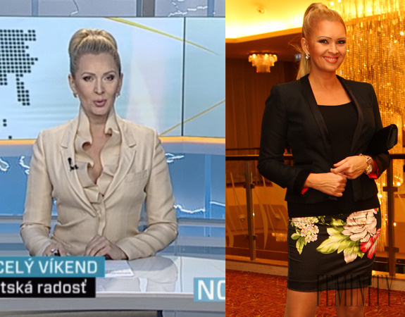 Adriana Kmotríková si zachováva svoju eleganciu a atraktivitu aj mimo kamier