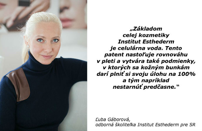 Ľuba Gáborová, odborná školiteľka Institut Esthederm pre SR