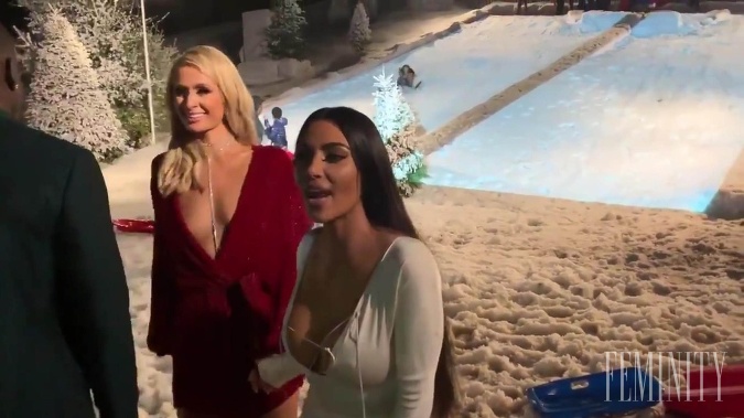 Vianočný večierok Kim Kardashian West v roku 2018 stál neuveriteľných 1,3 milióna USD. Pozvaná bola aj Paris Hilton. 