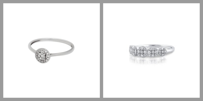 Briliantový prsteň je stávkou na istotu. Je len na vás, či akému dizajnu dáte prednosť (Klenoty Aurum, 399 a 799 eur) 