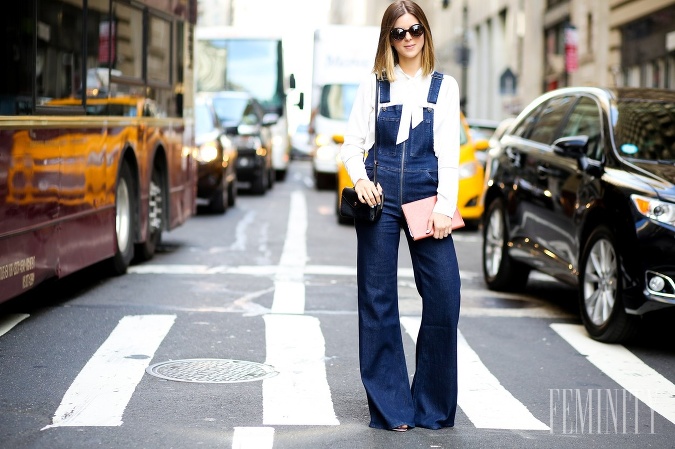 Street style z ulíc New Yorku počas Fashion Weeku