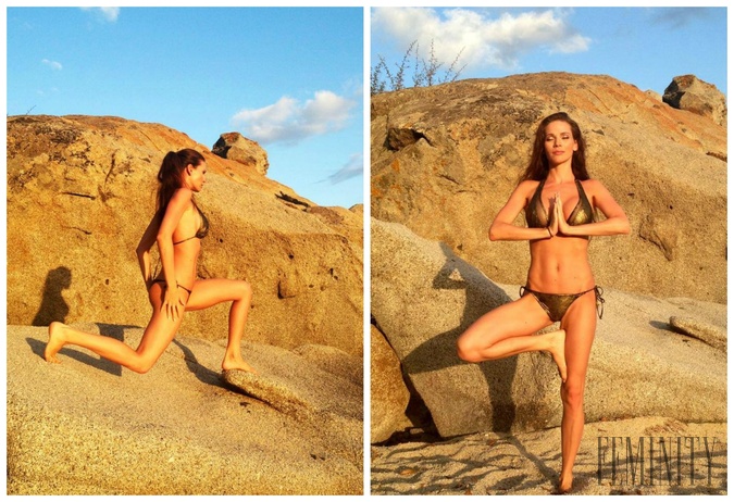 Andrea Verešová sa pochválila takýmito sexi fotografiami z dovolenky, kde cvičí jogu