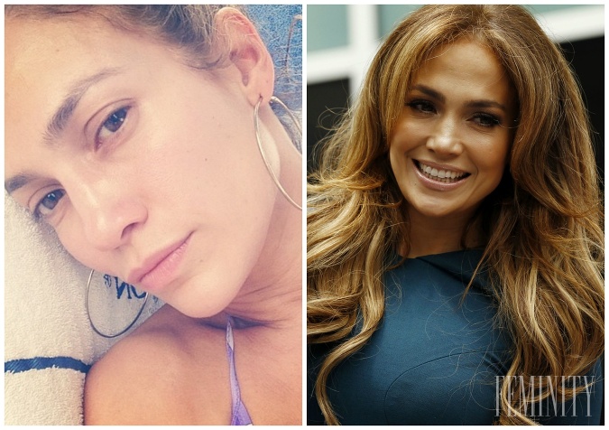 Popová diva Jennifer Lopez je aj bez make upu nádherná