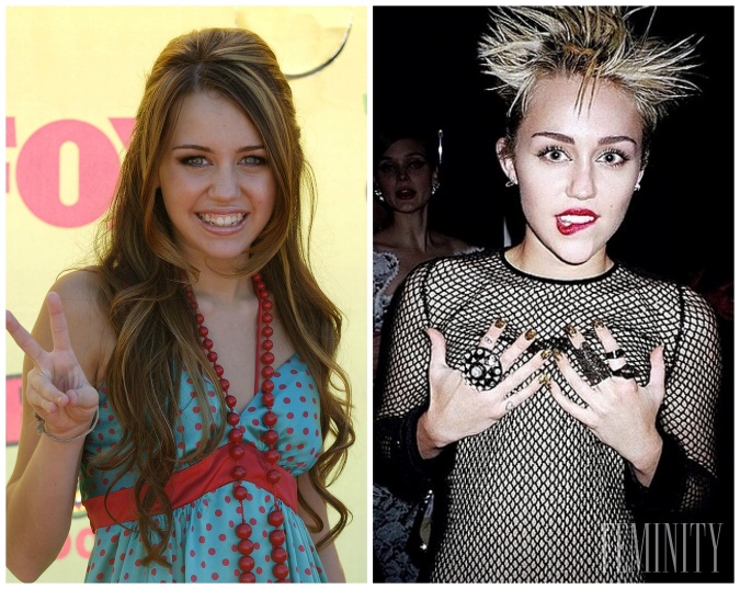 Bláznivá Miley Cyrus si ostrihala vlasy a vyplazila jazyk