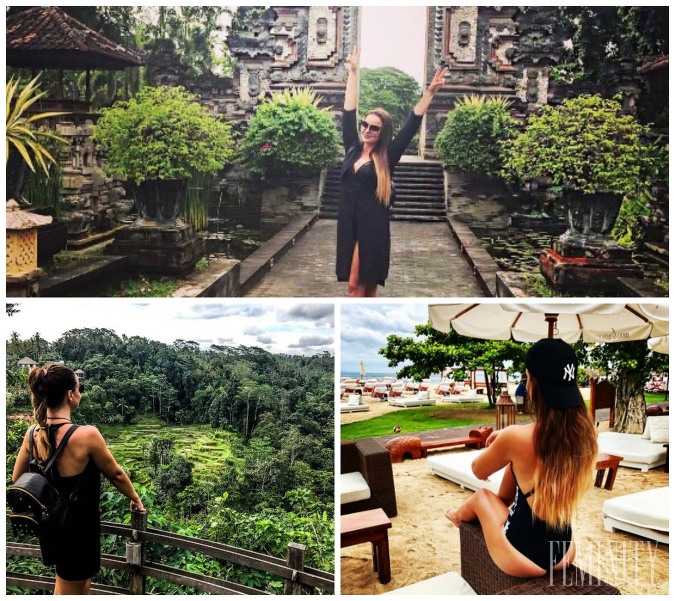 Daniela Nízlová očaruje fotkami z čarovného ostrova Bali