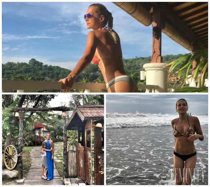 Dara Rolins dovolenkuje na Indonézskom ostrove Bali