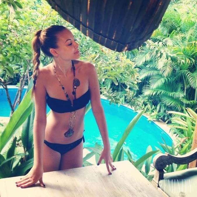 Krásna Monika Bagárová si užíva exotiku na Bali